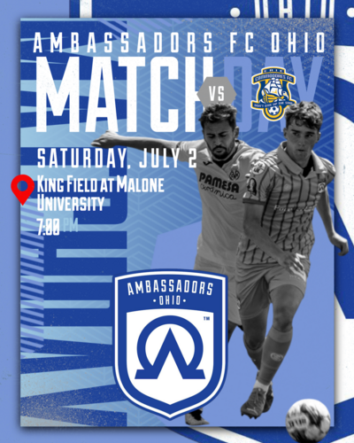 Ambassadors FC Ohio vs. Erie Commodores