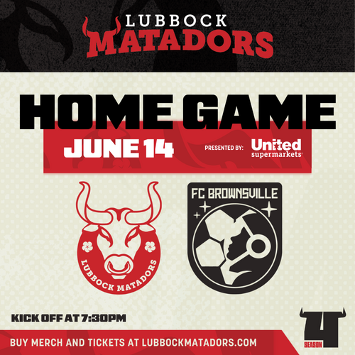 Lubbock Matadors VS FC Brownsville 2025 Regular Season