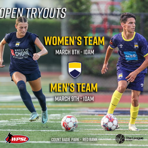 FC Monmouth Women's Team Open Tryouts 2025 poster