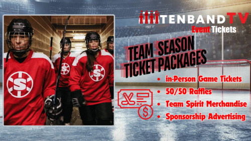 Your Hockey Team Game Tickets (SAMPLE) poster