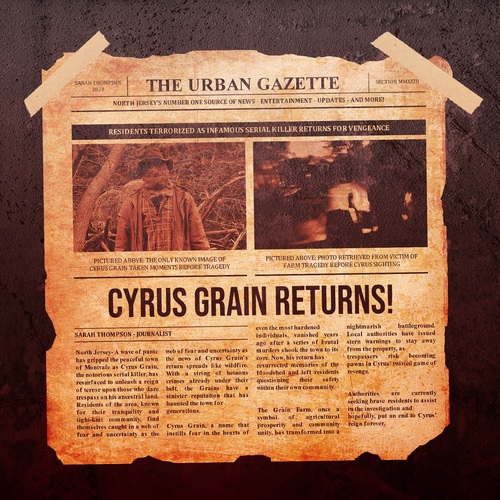 Pantophobia's Haunted Attraction "The Wrath of Cyrus Grain" Haunted Attractions 2024 poster