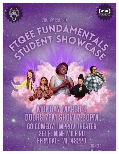 Femme, Them, & Queer Stand Up  | Student Showcase poster