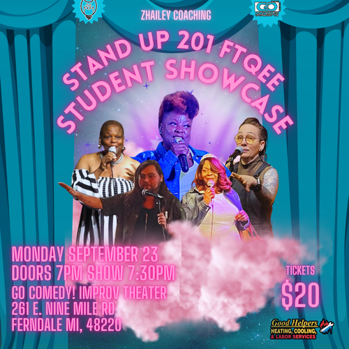 Femme, Them, & Queer Stand Up  Student Showcase poster