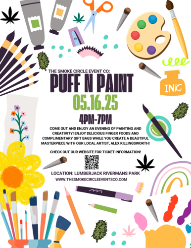 Summer Puff N Paint  poster