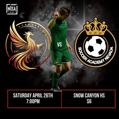 Premier FC vs Soccer Academy Nevada poster