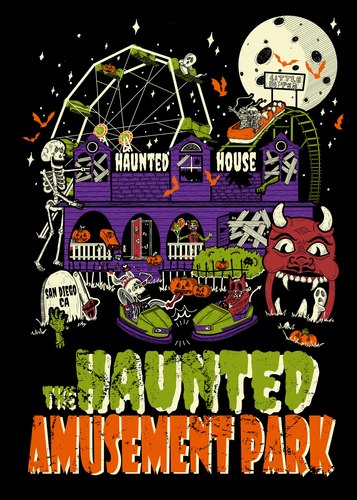 The Haunted Amusement Park - Haunted Scare Trail  poster