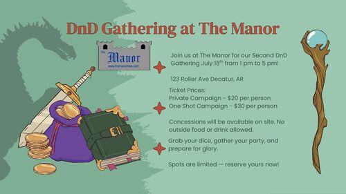 DND Gathering at The Manor