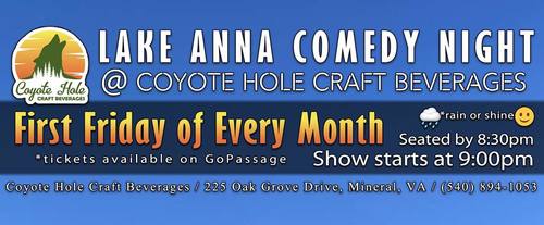 Lake Anna Comedy Night April 2025 poster