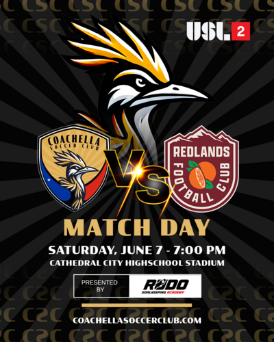 Coachella SC vs. Redlands FC