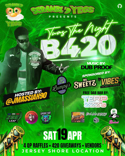 Scambl'd Yegs Presents:  Twas the Night B420 4/19 poster