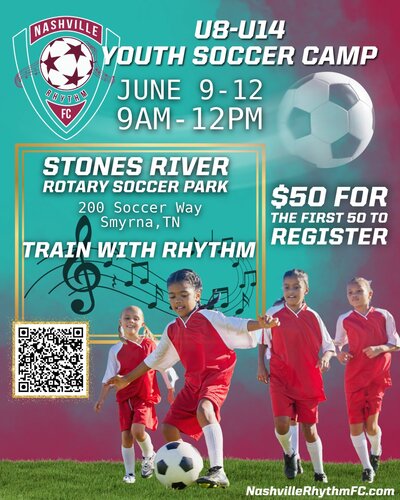 2025 Nashville Rhythm FC Soccer Camp - Stones River