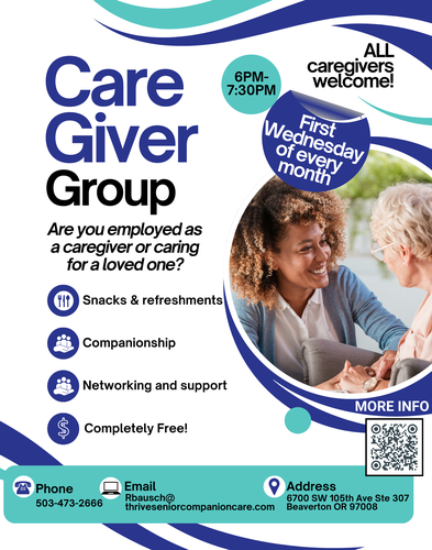 Caregivers Group poster