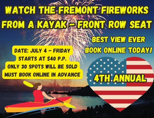 Fremont Fireworks Paddle & View