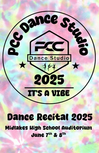 PCC Dance Studio Presents "2025 It's A Vibe" poster