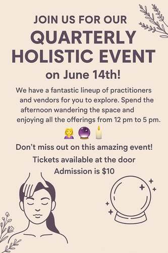 June Holistic Fair poster