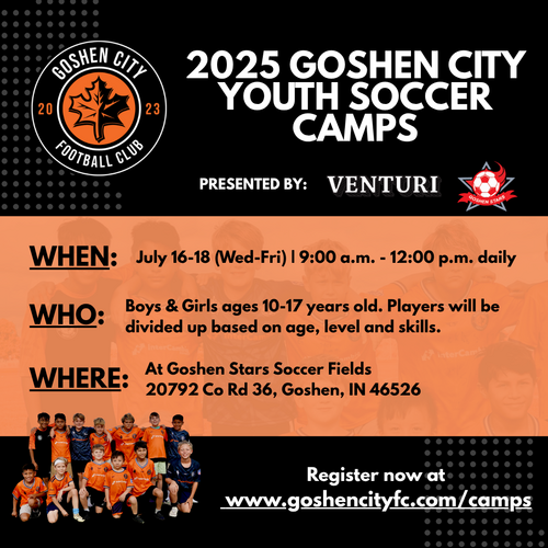 2025 Youth Soccer Camp Registration
