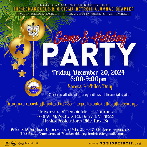 Holiday Party & Game Night! poster