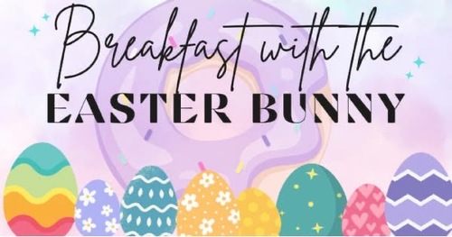 Breakfast with the Easter Bunny 2025 poster