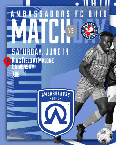 Ambassadors FC Ohio vs. Buffalo Stallions