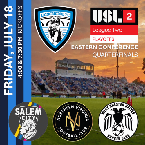 USL League Two Playoffs: Eastern Conference Quarterfinals (July 18)