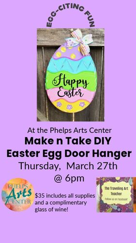 Easter Egg Door Hanger poster