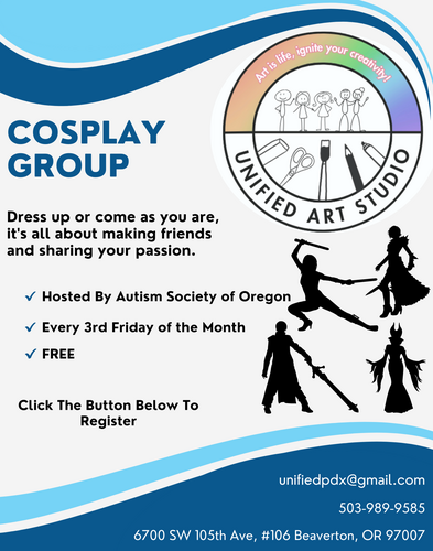 Autism Society: Cosplay poster