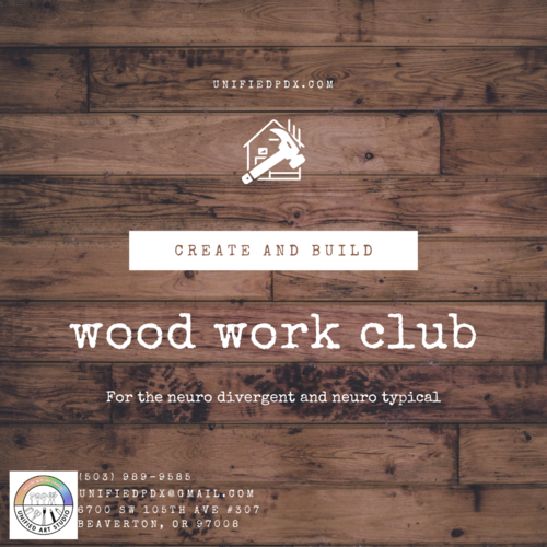 Woodwork Art Club poster