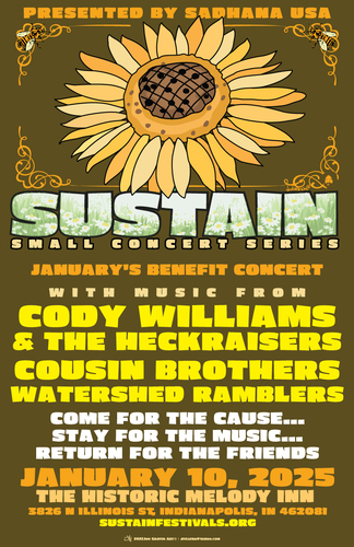 Sustain Concert Series - Jan 10th 2025 poster