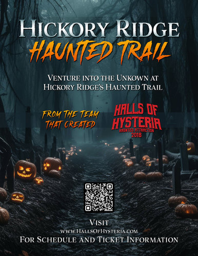 HICKORY RIDGE HAUNTED TRAIL poster