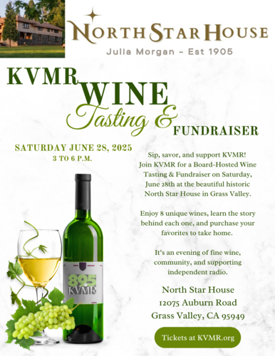 2025 KVMR Wine Tasting and Fundraiser