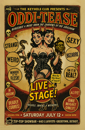 Oddi-Tease! at Tip-Top Showbar